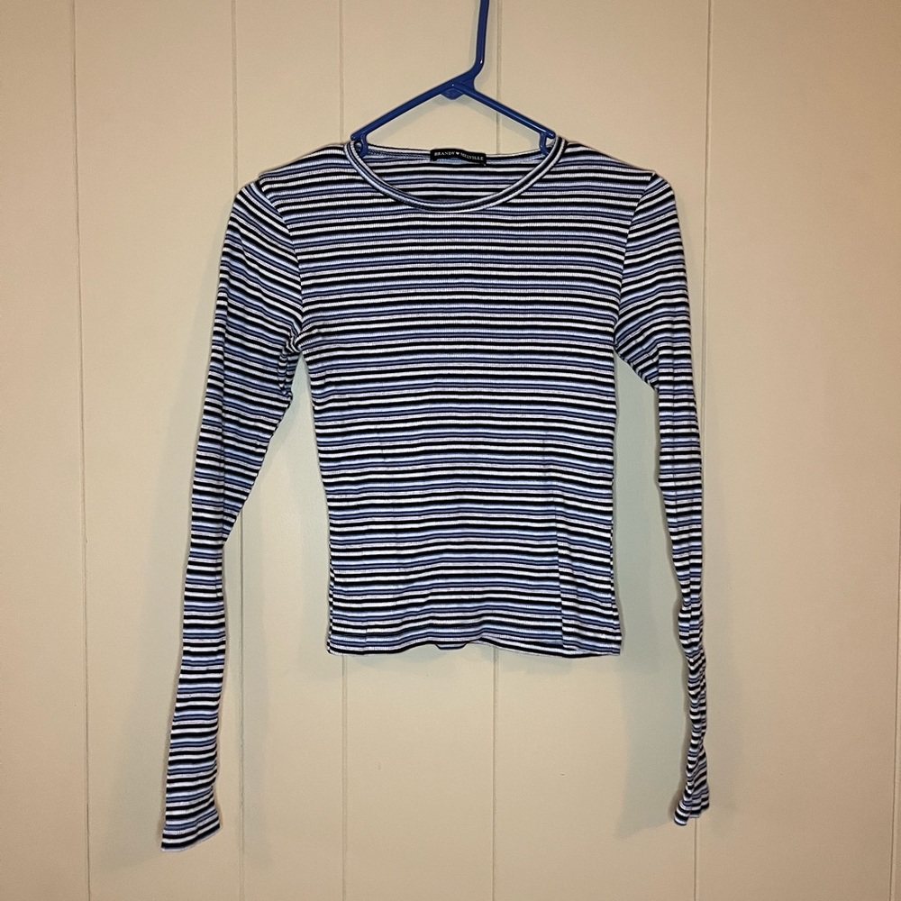 Brandy Melville Long Sleeved Striped Top